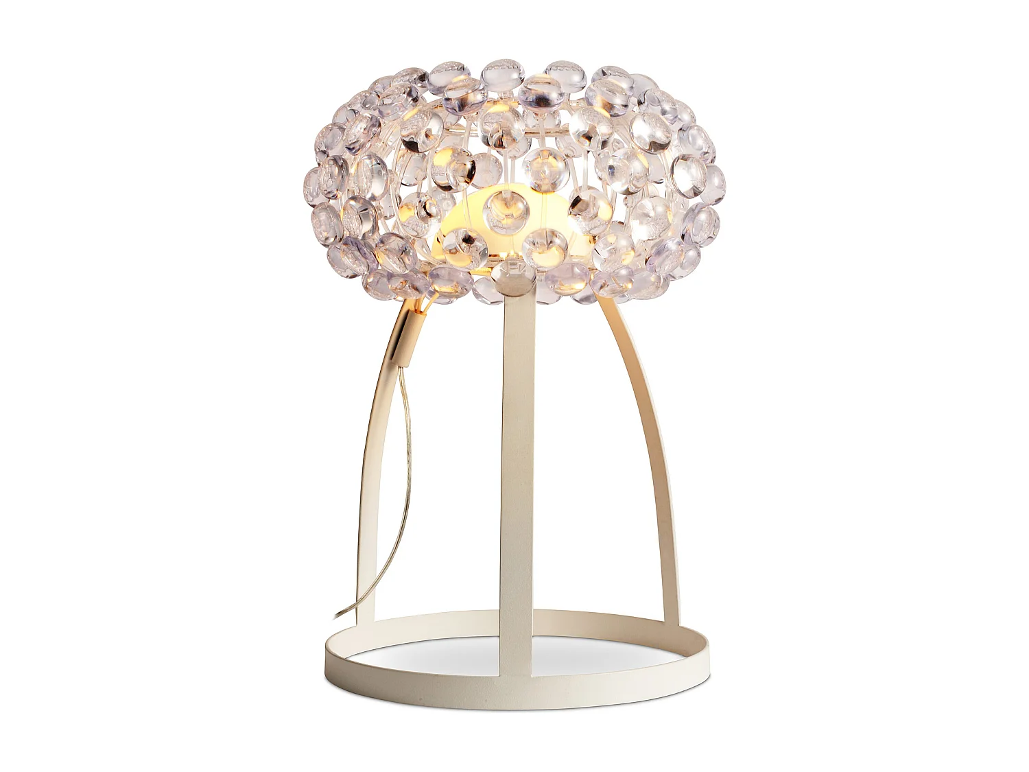 Lampada da Tavolo - Lampada da Salotto a Pulsanti in Cristallo - Piccola - Savoni