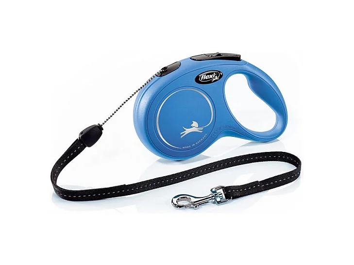Laisse New Classic S Cord 8 m blue Flexi CL10C8-251-BL-20