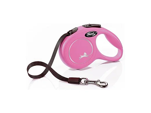 Laisse New Classic XS Tape 3 m pink Flexi CL00T3-251-P-20