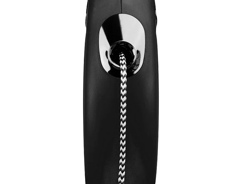 Laisse New Classic M Cord 8 m black Flexi CL20C8-251-S-20