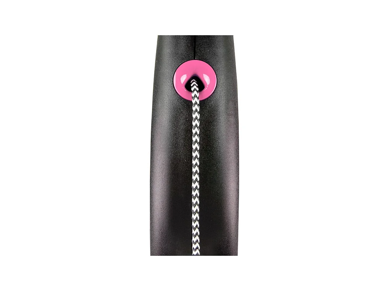 Laisse Black Design XS Cord 3m black/ pink Flexi FU02C3-251-S-CP