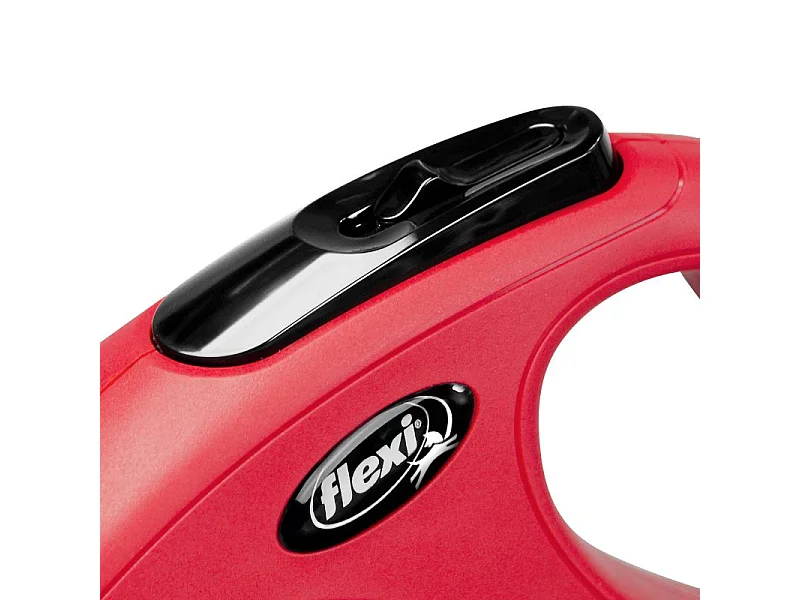 Laisse New Classic M Cord 8 m red Flexi CL20C8-251-R-20