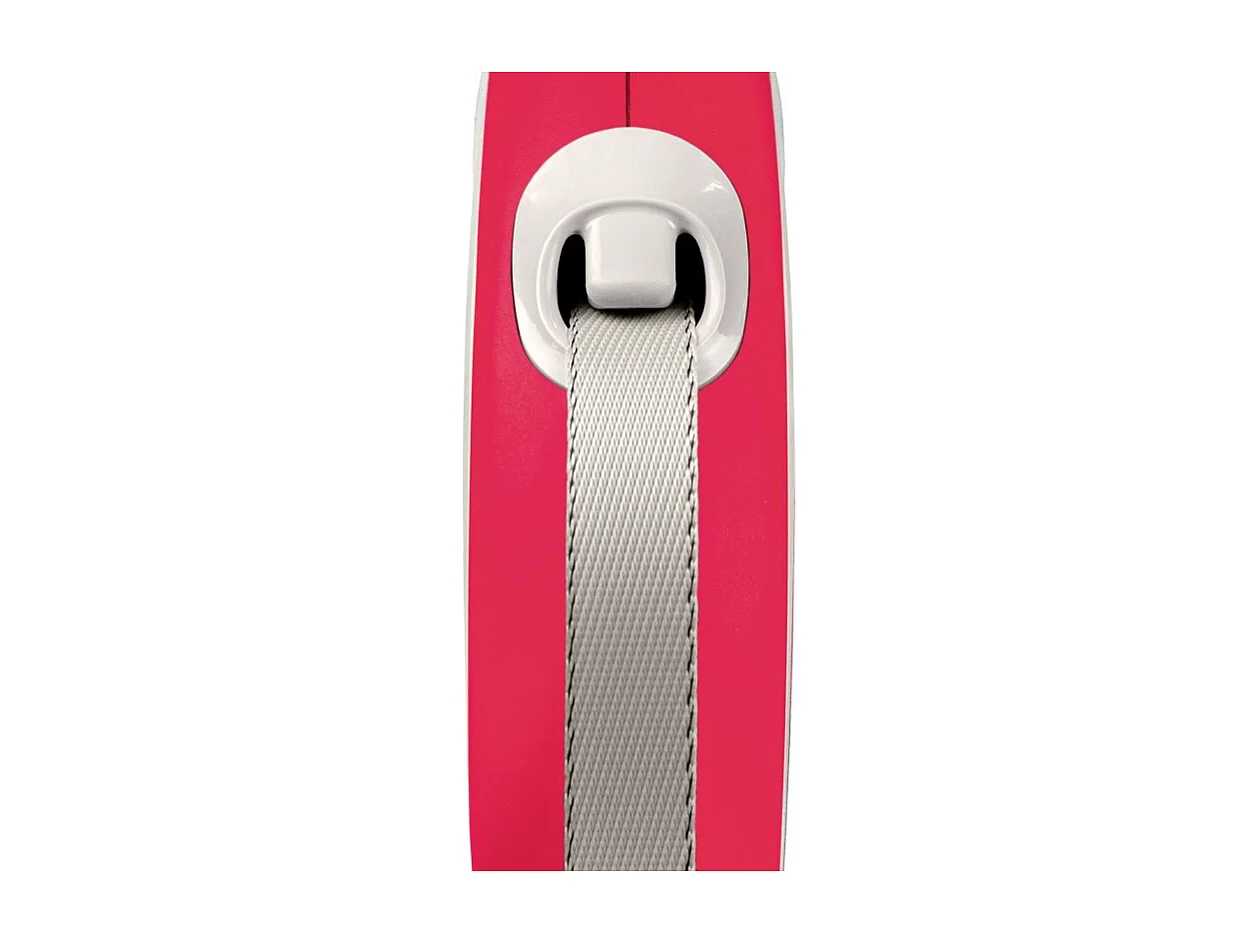 Laisse New Comfort L Tape 8 m red Flexi CF30T8-251-R-20