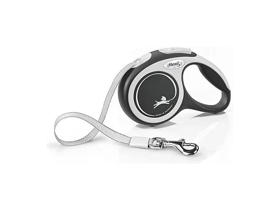 Laisse New Comfort XS Tape 3 m black Flexi CF00T3-251-S-20