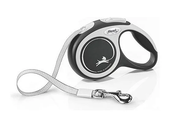 Laisse New Comfort XS Tape 3 m black Flexi CF00T3-251-S-20