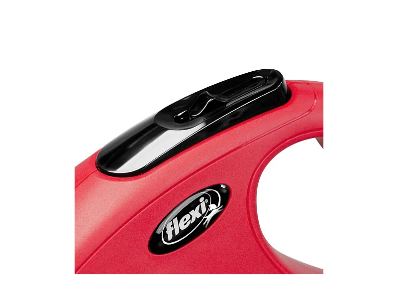 Laisse New Classic M Cord 5 m red Flexi CL20C5-251-R-20