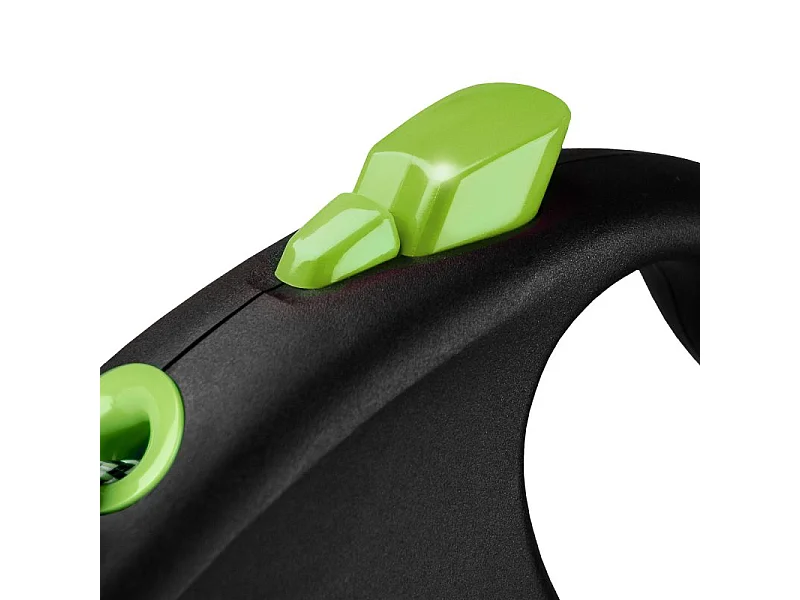 Laisse Black Design M Cord 5m black/ green Flexi FU22C5-251-S-CG