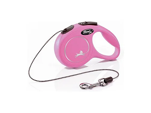 Laisse New Classic Cat XS Cord 3 m pink Flexi CL00C3-251-P-CAT-20