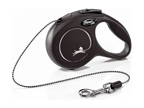 Laisse New Classic Cat XS Cord 3 m black Flexi CL00C3-251-S-CAT-20