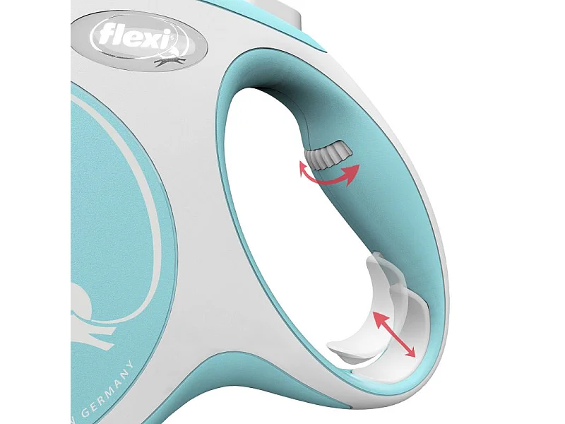 Laisse New Comfort XS Tape 3 m light blue Flexi CF00T3-251-HBL-20