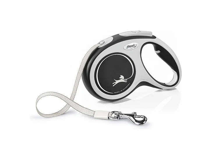 Laisse New Comfort M Tape 5 m black Flexi CF20T5-251-S-20