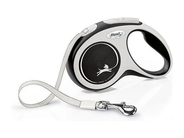 Laisse New Comfort S Tape 5 m black Flexi CF10T5-251-S-20