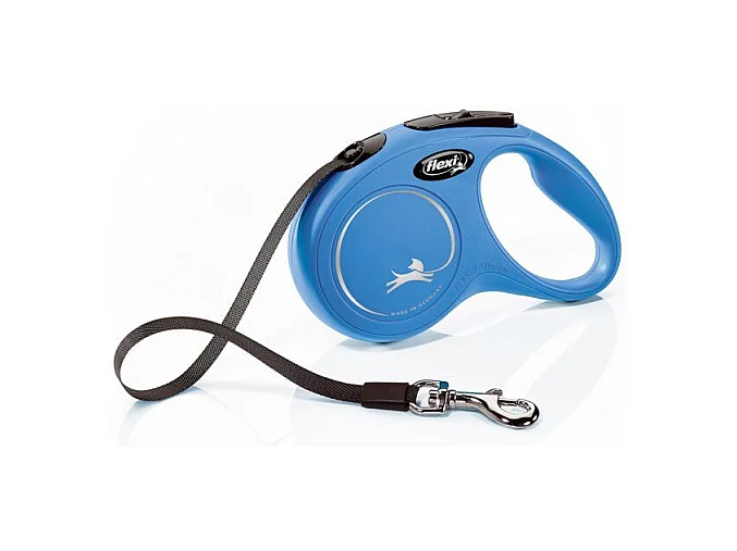 Laisse New Classic S Tape 5 m blue Flexi CL10T5-251-BL-20