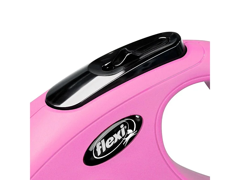 Laisse New Classic M Tape 5 m pink Flexi CL20T5-251-P-20