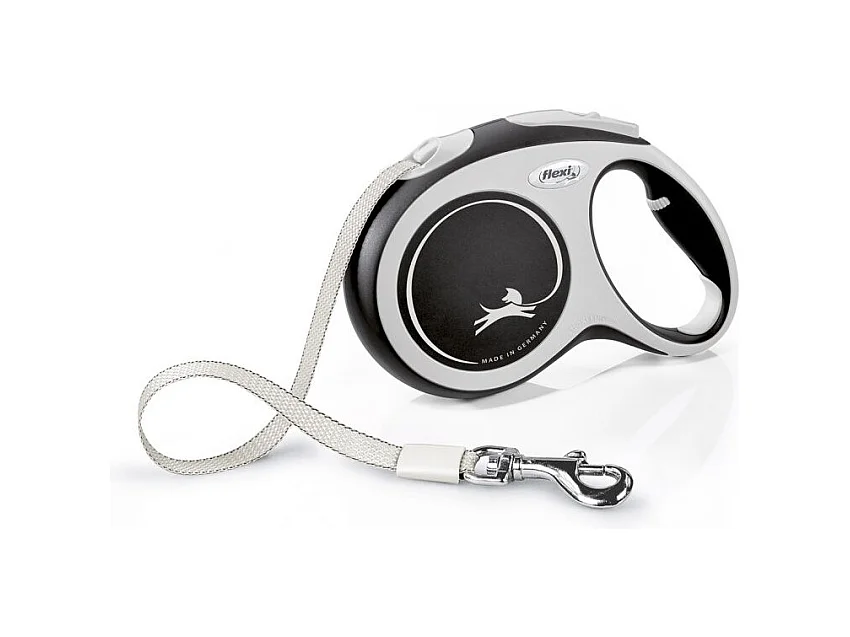 Laisse New Comfort L Tape 5 m black Flexi CF30T5-251-S-20