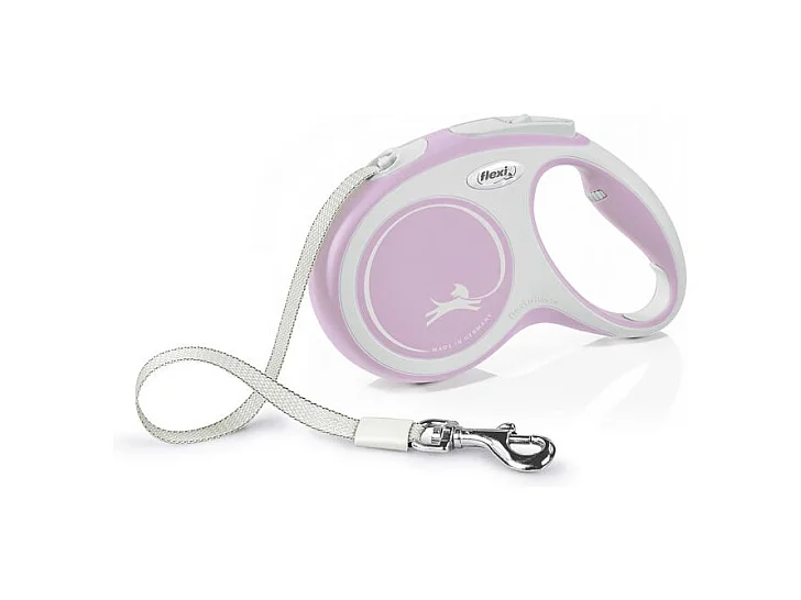 Laisse New Comfort M Tape 5 m rose Flexi CF20T5-251-RO-20