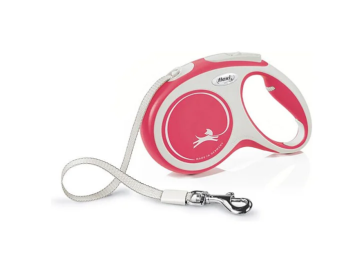 Laisse New Comfort M Tape 5 m red Flexi CF20T5-251-R-20