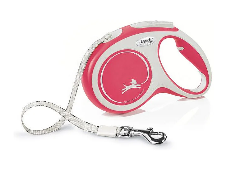 Laisse New Comfort M Tape 5 m red Flexi CF20T5-251-R-20