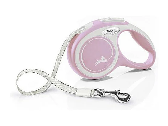 Laisse New Comfort XS Tape 3 m rose Flexi CF00T3-251-RO-20