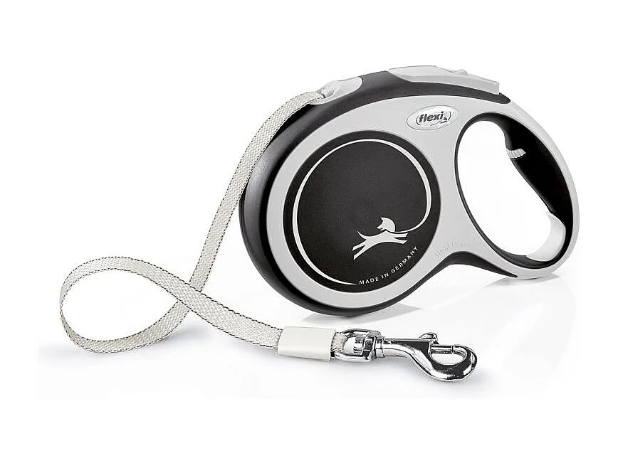 Laisse New Comfort L Tape 8 m black Flexi CF30T8-251-S-20