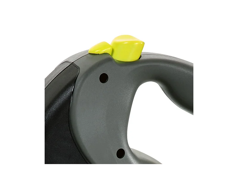 Laisse Giant Professional Tape 10 m black/neon yellow Flexi GTP-210-S-NEO-16