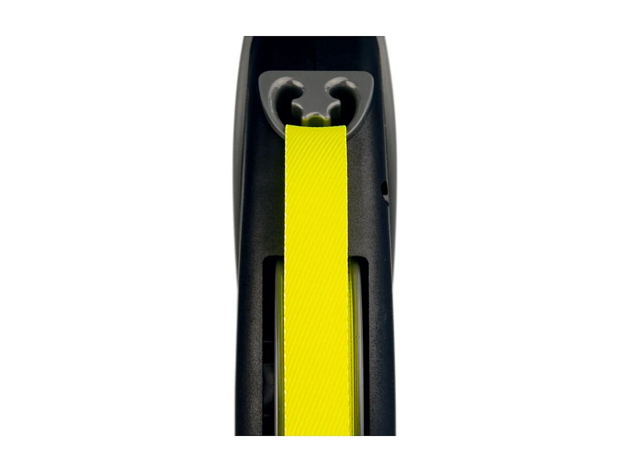 Laisse Giant Professional Tape 10 m black/neon yellow Flexi GTP-210-S-NEO-16