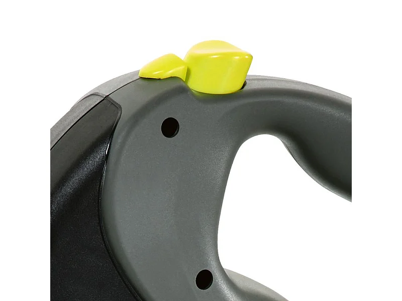 Laisse Giant Professional Tape 10 m black/neon yellow Flexi GTP-210-S-NEO-16