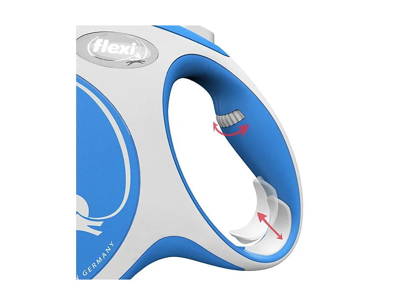 Laisse New Comfort XS Tape 3 m blue Flexi CF00T3-251-BL-20