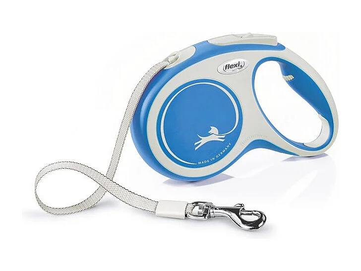 Laisse New Comfort M Tape 5 m blue Flexi CF20T5-251-BL-20