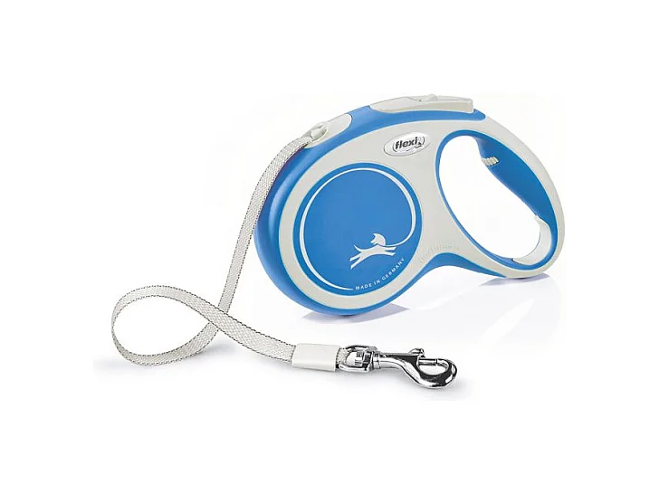 Laisse New Comfort M Tape 5 m blue Flexi CF20T5-251-BL-20