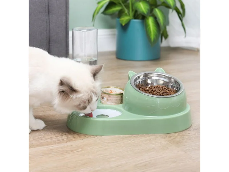 Distributeur de nourriture et d'eau pour animaux Herzberg HG04197