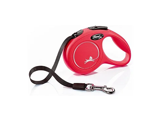 Laisse New Classic XS Tape 3 m red Flexi CL00T3-251-R-20