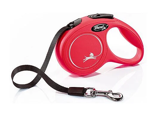 Laisse New Classic XS Tape 3 m red Flexi CL00T3-251-R-20