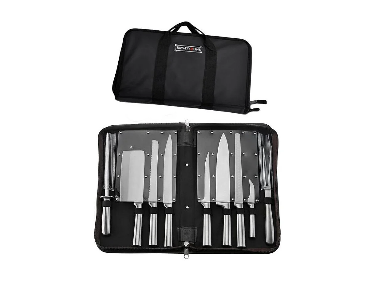 Ensemble de couteaux avec sac de transport pliable Royalty Line RLK10HL