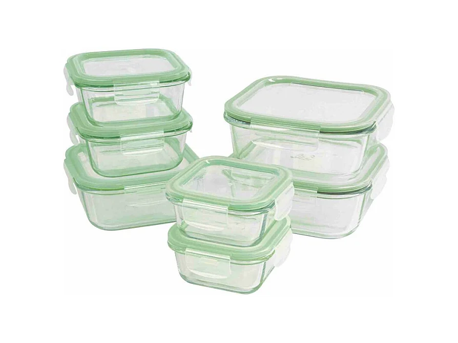 Ensemble de boite de conservation en verre 7 pièces Classbach C-FHD4010G