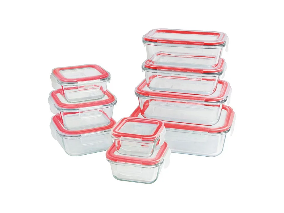 Ensemble de boite de conservation en verre 9 pièces Classbach C-FHD4011G