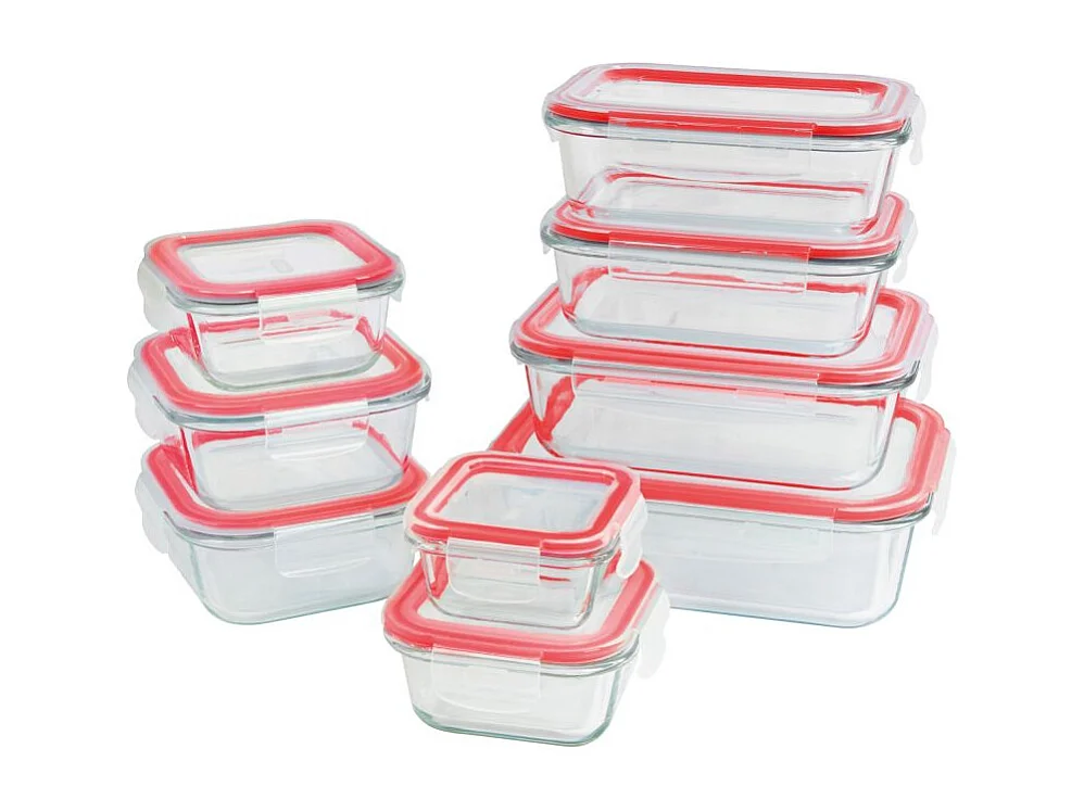 Ensemble de boite de conservation en verre 9 pièces Classbach C-FHD4011G