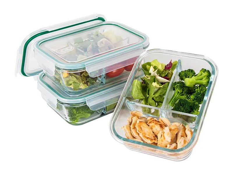 Ensemble de boite à repas en verre 3 pièces Classbach C-FHDM4021G