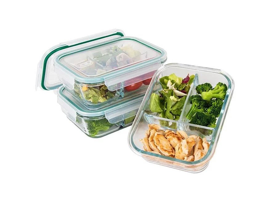Ensemble de boite à repas en verre 3 pièces Classbach C-FHDM4021G