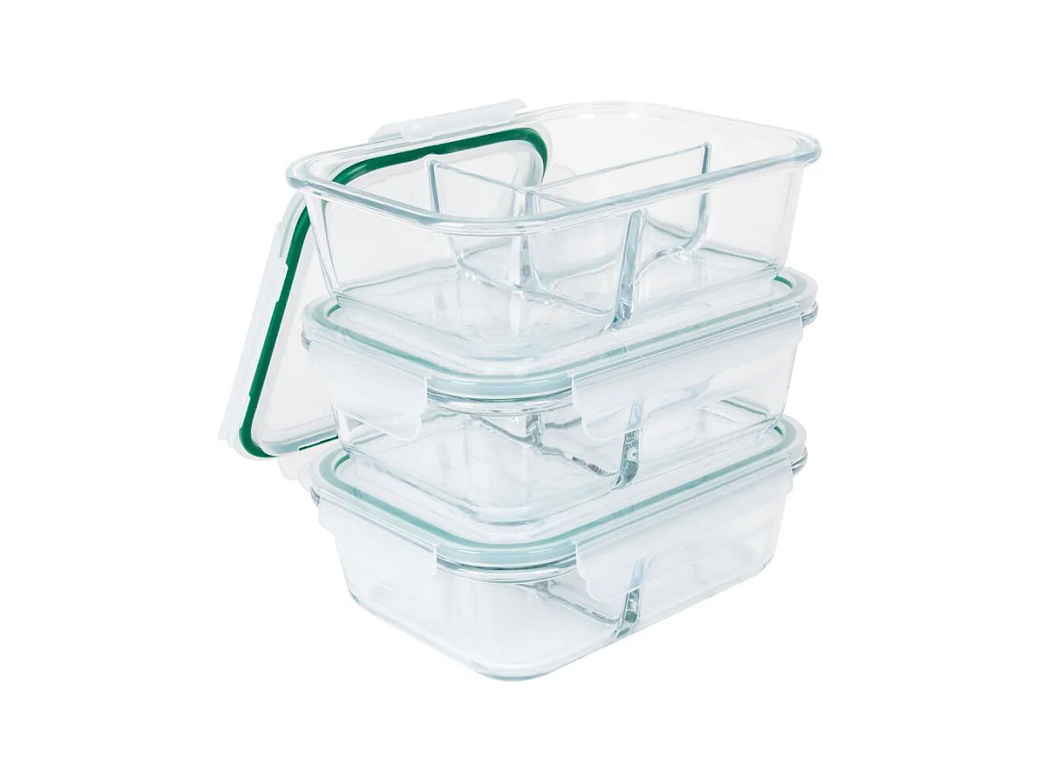 Ensemble de boite à repas en verre 3 pièces Classbach C-FHDM4021G