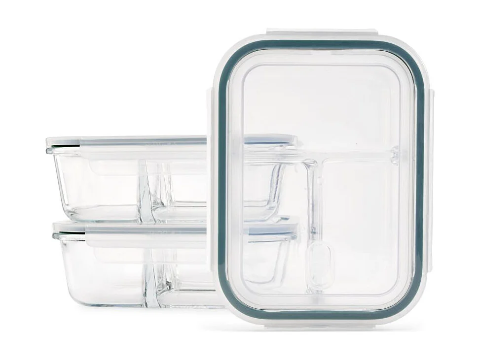 Ensemble de boite à repas en verre 3 pièces Classbach C-FHDM4021G