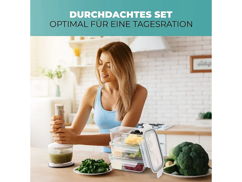 Ensemble de boite à repas en verre 3 pièces Classbach C-FHDM4021G