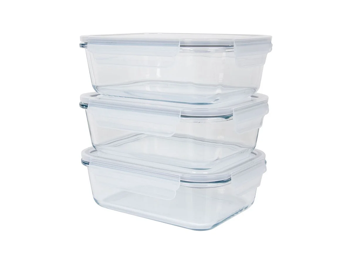 Ensemble de boite de conservation en verre 3 pièces Classbach C-FHD4020G