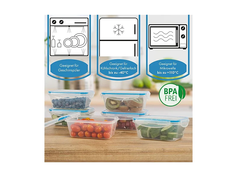 Ensemble de boite de conservation 6 pièces Classbach C-FHD4023K