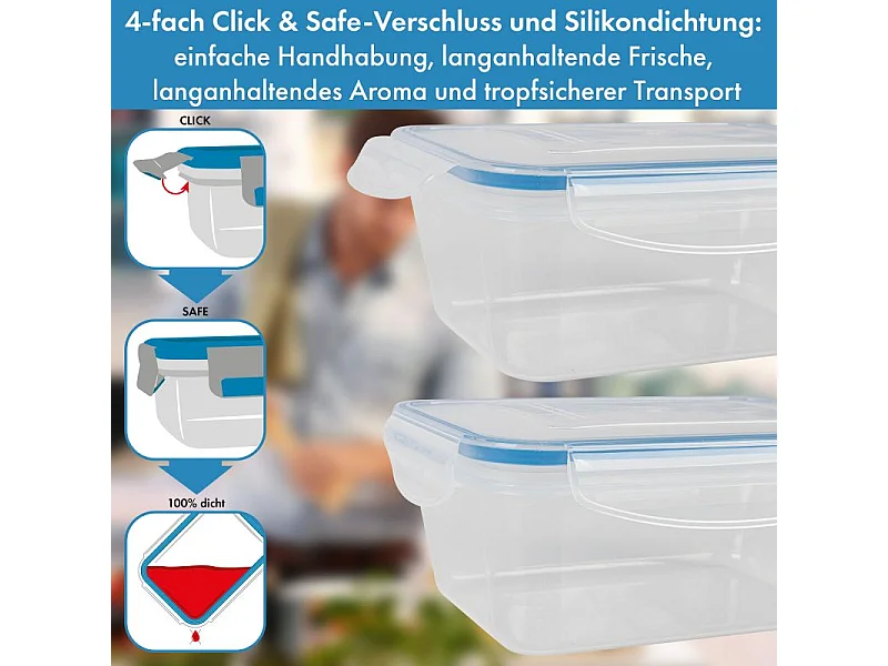 Ensemble de boite de conservation 6 pièces Classbach C-FHD4023K