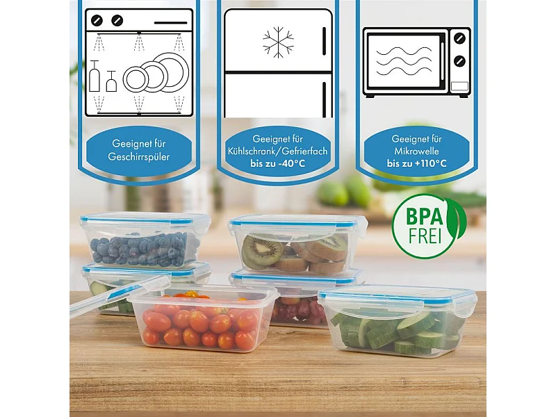 Ensemble de boite de conservation 6 pièces Classbach C-FHD4023K