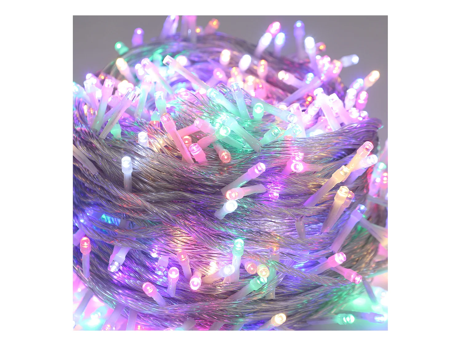 100M 600 LED-lichtsnoer - Carnaval Bruiloft Buiten Binnen Tuinverlichting - Multicolor