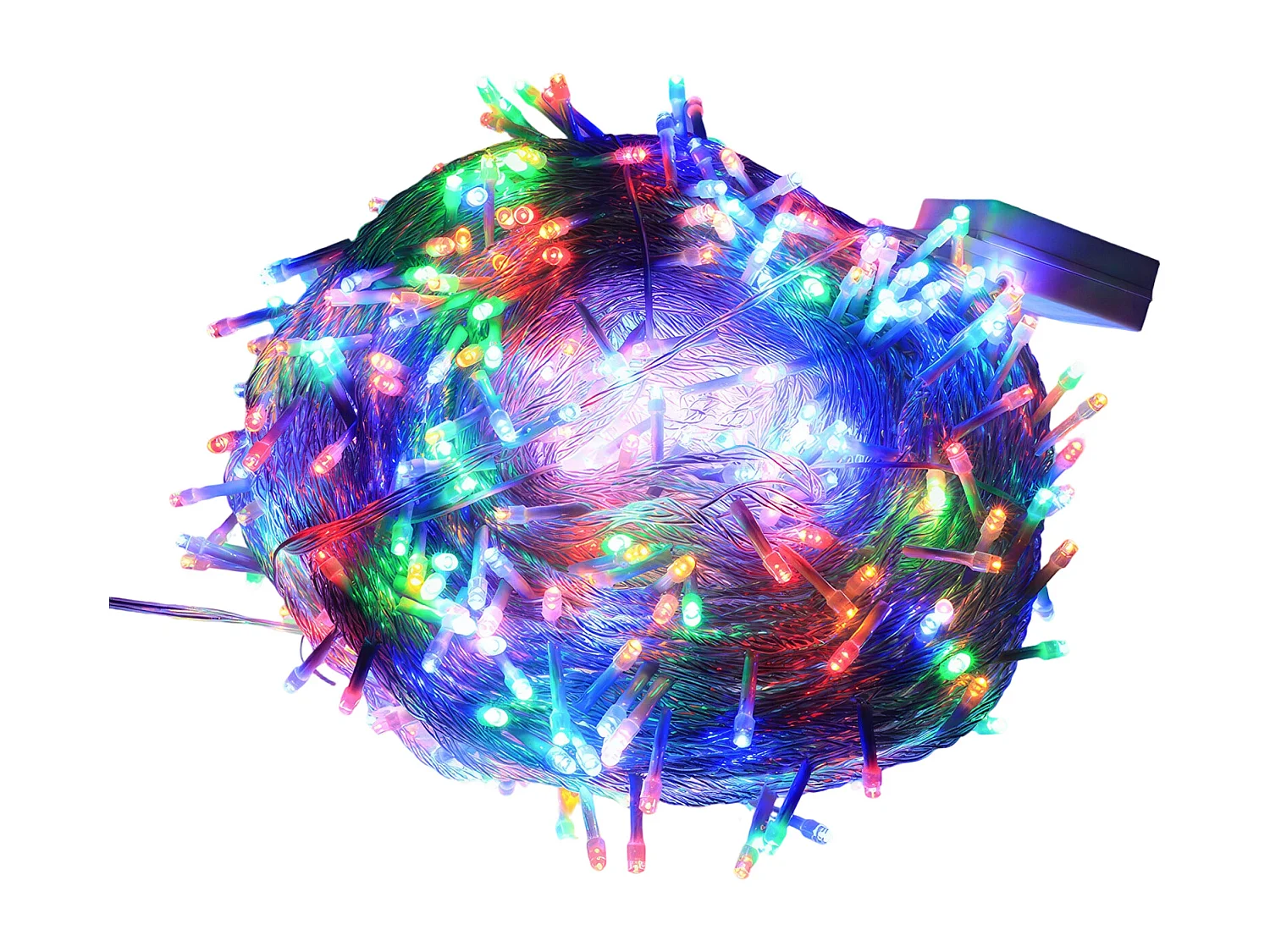 Guirlande Lumineuse 100M 600 LED - Éclairage Carnaval Mariage Extérieur Intérieur Jardin - Multicolore