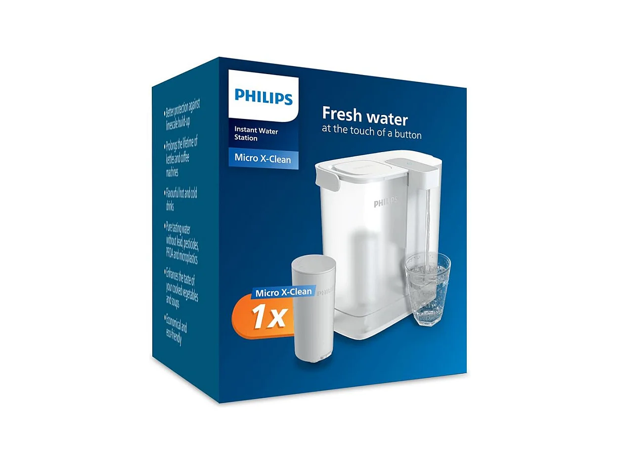 Carafe filtrante instantanée avec 1 filtre inclus Philips PHAWP2980WH/24