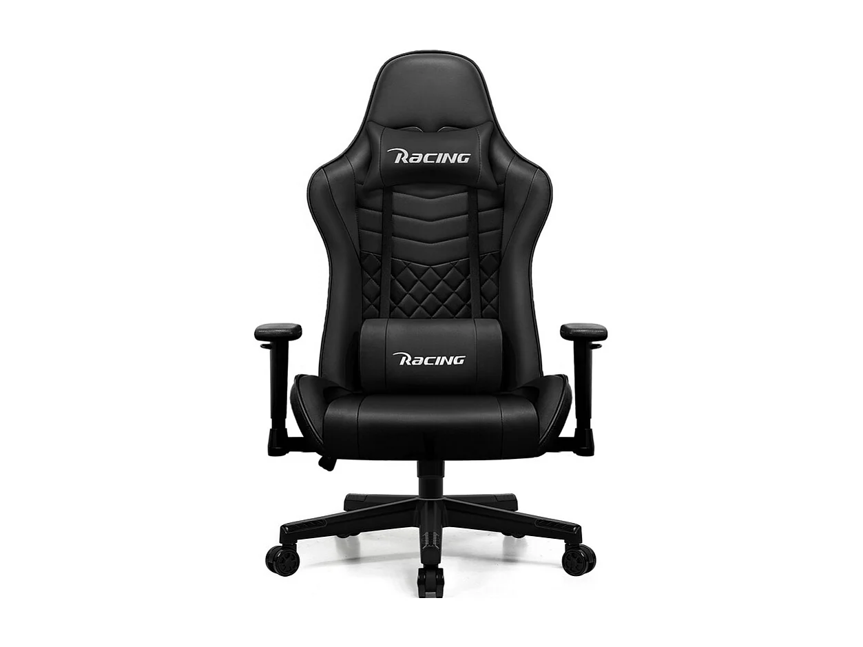 Chaise Gaming Hiazurm – Chaise de Jeu avec Dossier Réglable de 90° à 170° – Style Racing – Poids Max 150 kg